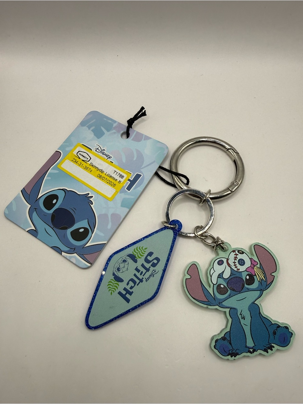 Disney Lilo & Stitch Bag Charm by Skinnydip featuring Stitch $ Diamond Charm NWT